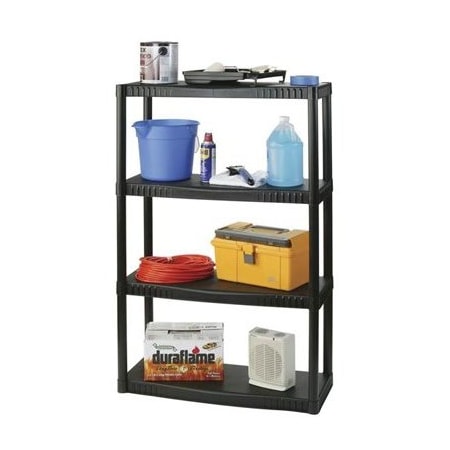 Gracious Livingrporation BLK 4Shelf MD Unit 91021MAXIT-1C-36
